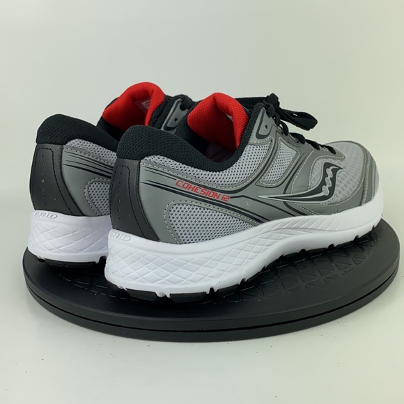 Saucony Cohesion 12 Silver/Black Running Shoes S20471-3 Men's Size 8.5 - Picture 6 of 13